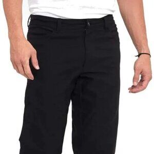 Eddie Bauer Men's Black Flat Front Straight Leg Trail Out Hiking Pants Sz 32X30